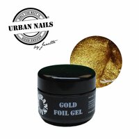 Foil gel Gold Urban Nails;