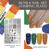 Moyra Stamping Plate 139 - March 