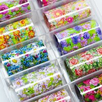 Foil Box Flowers 4 - 10x folie bloemen