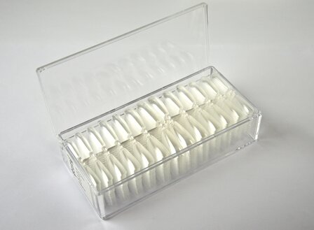 Press-on Coffin Clear Tips 504 stuks