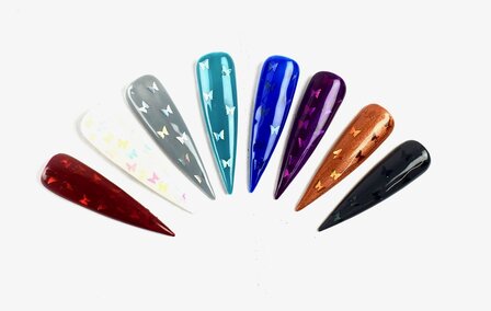 ButterFly Inlay Glitter 07