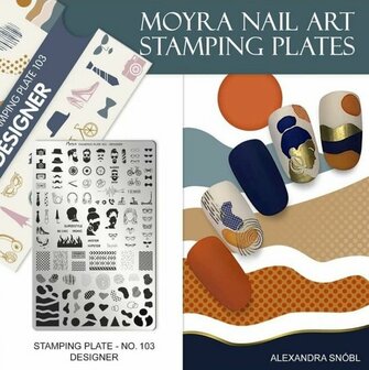 Moyra Stamping Plate 103