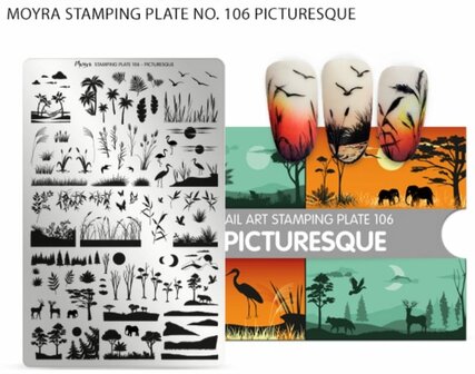 Moyra Stamping Plate 106