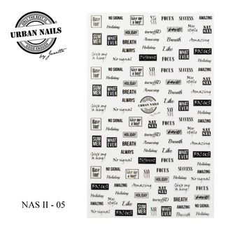 Urban Nails Nail Art Sticker NASII 5