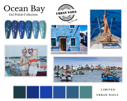 Ocean Bay Gelpolish Collection met 6 kleuren