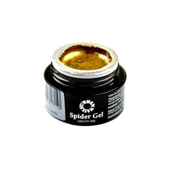 Spider Gel metallic goud