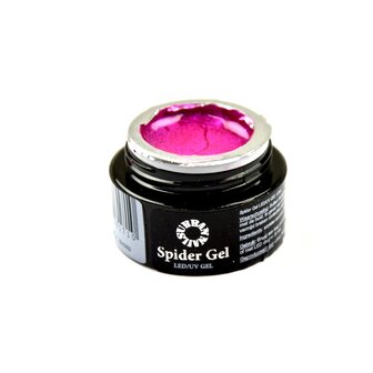 Spider Gel metallic roze