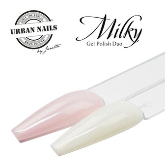 Milky Gelpolish duo Pink/White