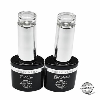 a Brush Cap 7,5ml/8gr (per stuk) Urban Nails zilver