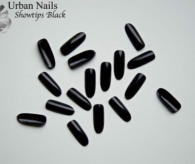 Urban Nails 20st. Showtips 3 Black/Zwart