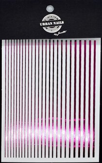 Nail Art Sticker 19 fuchsia roze