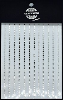 Nail Art Sticker 04 dots zilver