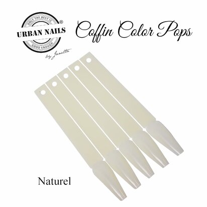 Colorpops COFFIN Naturel 50 stuks met ring