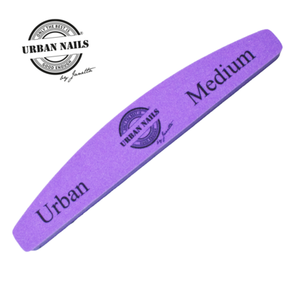 Urban Nails Buffer Purple Medium 120 grit