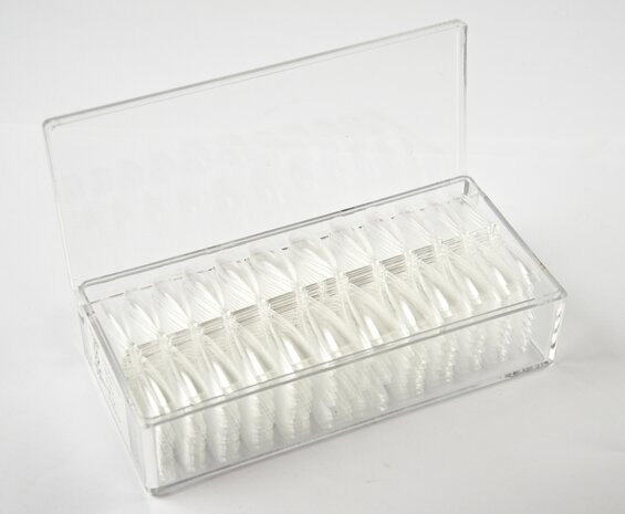 Press-on Baby Stiletto Clear Tips 72 stuks