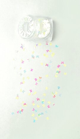 ButterFly Inlay Glitter 01