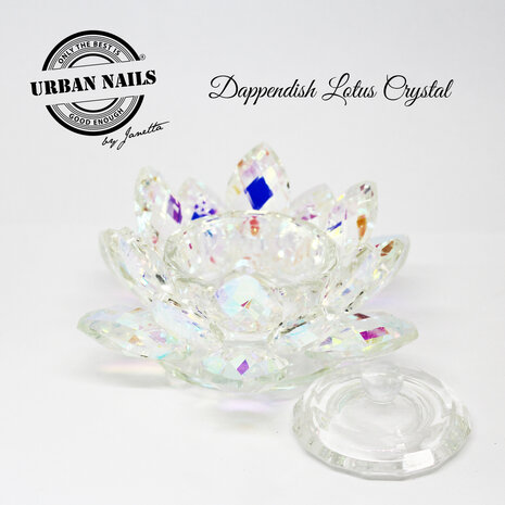 Lotus Dappendish Crystal Glas groot