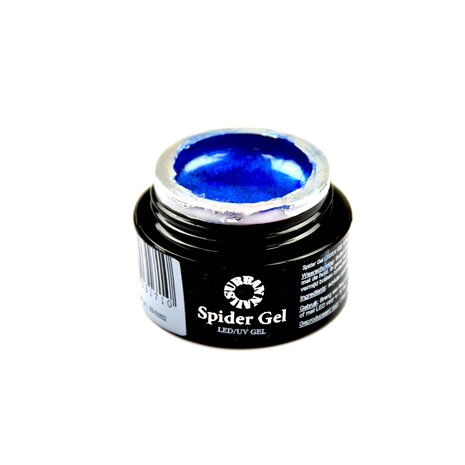 Spider Gel metallic blauw