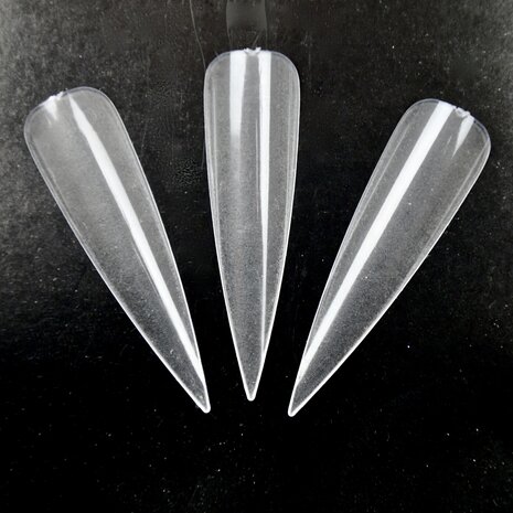 Urban Nails Showtips stiletto clear 72 stuks