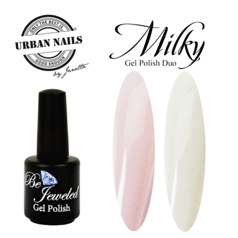 Milky Gelpolish duo Pink/White