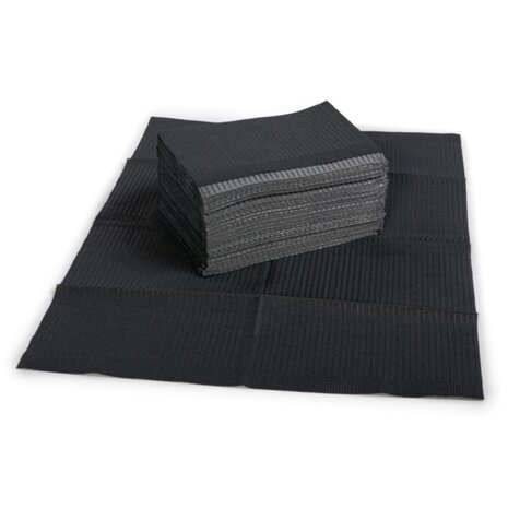 Table Towels Zwart (50 stuks)
