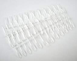 Press-on Baby Stiletto Clear Tips 504 stuks