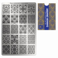 Moyra Stamping Plate 011 - Damask Drapery