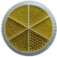 Wheel Caviar Beads Gold