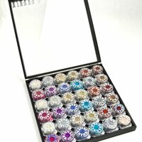 Pixie Glitter Collectie PG01-PG36 in zwarte Verzameldoos