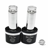 a Brush Cap 7,5ml/8gr 10st Urban Nails zilver;