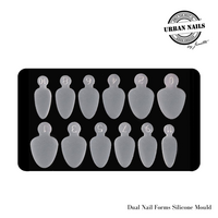 Dual Nail Forms Silicone Mould A