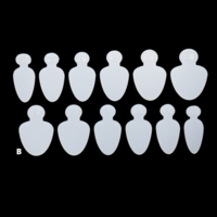 Dual Nail Forms Silicone Mould B