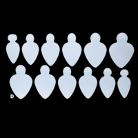 Dual Nail Forms Silicone Mould D