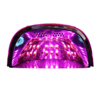Rechargable Cordless UV LED lamp; Pink Light;