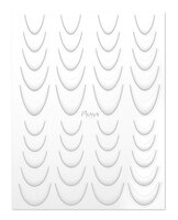 Moyra Smile line Stickers Wit - Matrica 25 French