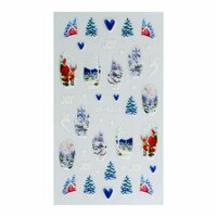 Kerst Nailart Sticker NASW-2