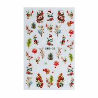 Kerst Nailart Sticker NASW-7