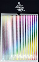 Nail Art Sticker 17 rainbow