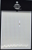 Nail Art Sticker 02 mini dots goud