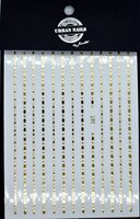 Nail Art Sticker 05 dots goud