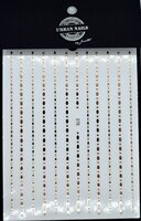 Nail Art Sticker 06 dots rosegoud