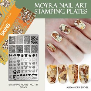 Moyra Stamping plate 131 - Skins