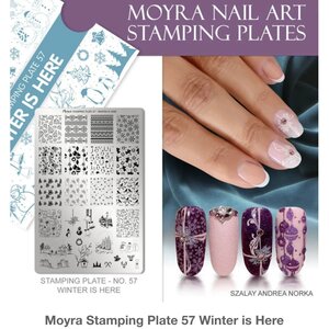 Moyra Stamping Plate 057 - Winter is Here