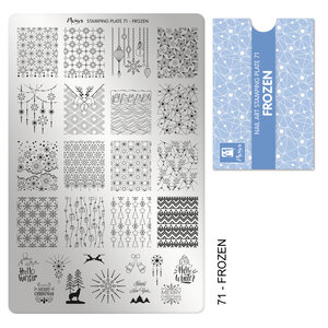 Moyra Stamping Plate 071 - Frozen