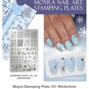 Moyra Stamping Plate 101 - Wintertime