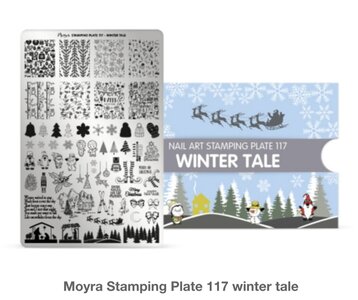 Moyra Stamping Plate 117 - Winter tale