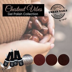 Urban Nails Chestnut Vibes Gel Polish Collection (4 st.)