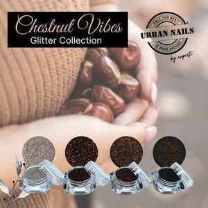 Urban Nails Chestnut Vibes Glitter Collection (4 st.)