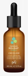 Famous Releaf CBD Elixer 60ml (pedicure)