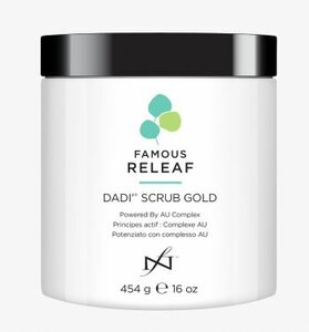 Famous Releaf Dadi Scrub Gold 454 gram (pedicure)